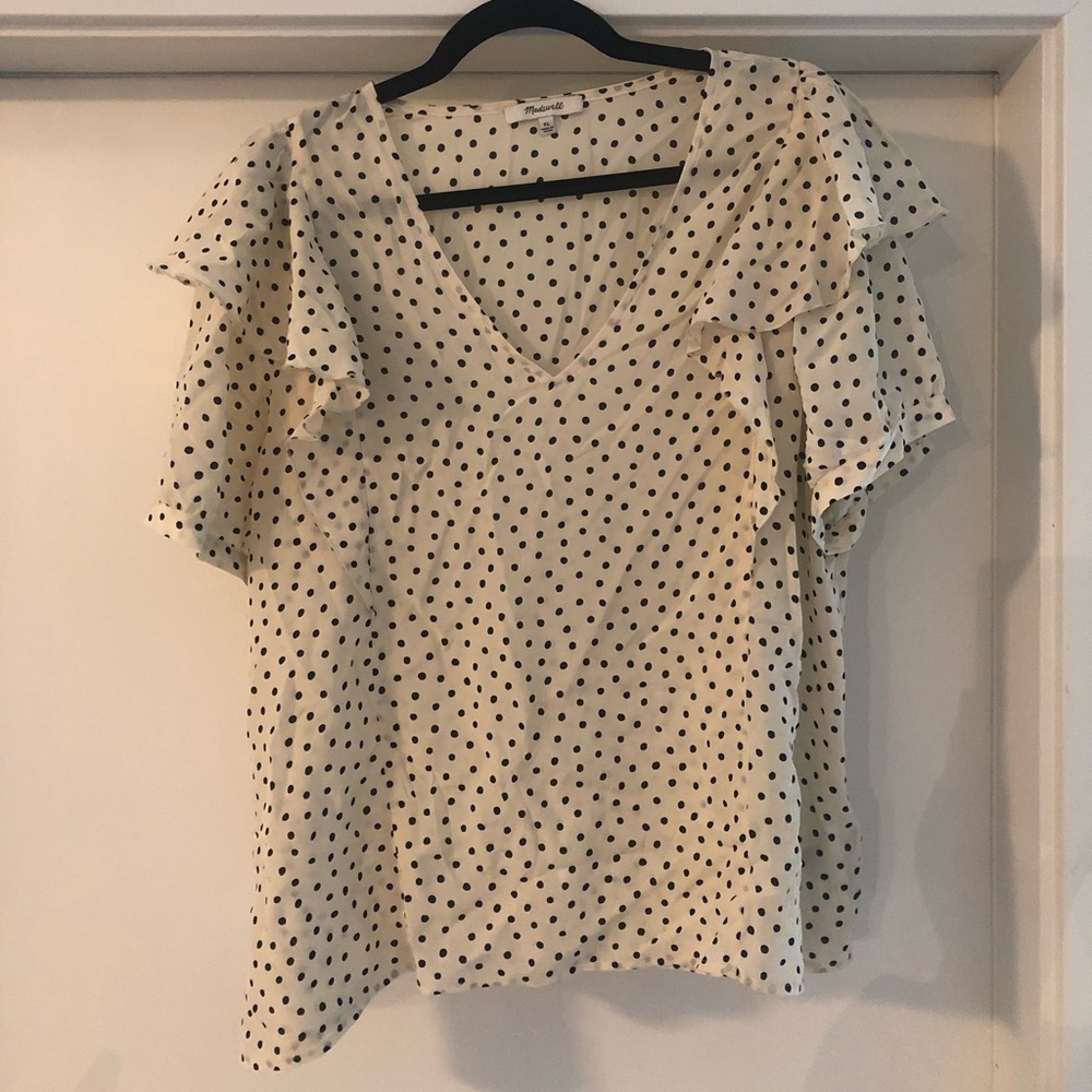 Polka dot blouse
